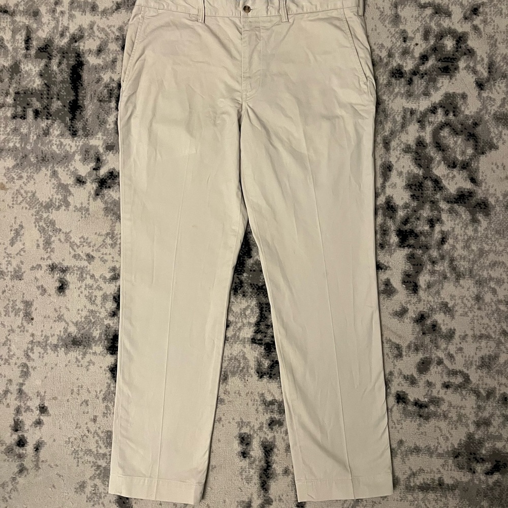 Polo Ralph Lauren Stretch Straight Fit Chino Pants 36x32 Khaki
